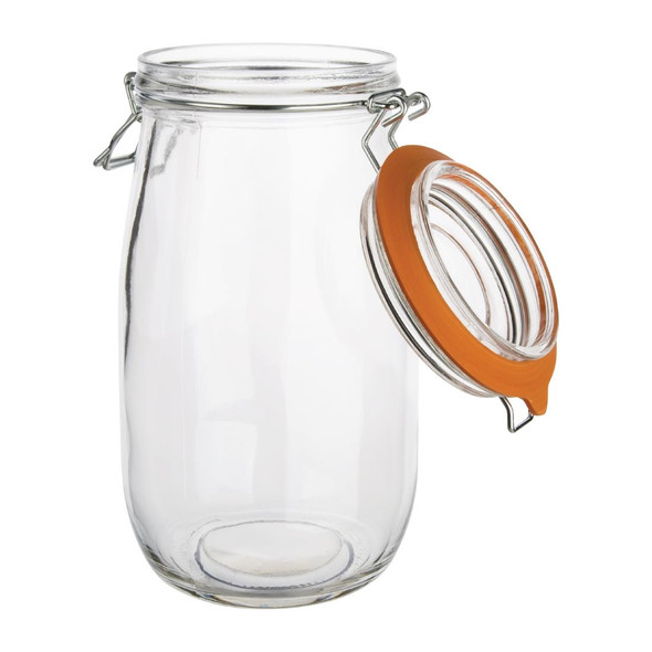 Vogue Clip Top Preserve Jar 500ml P490 - IPA Supplies