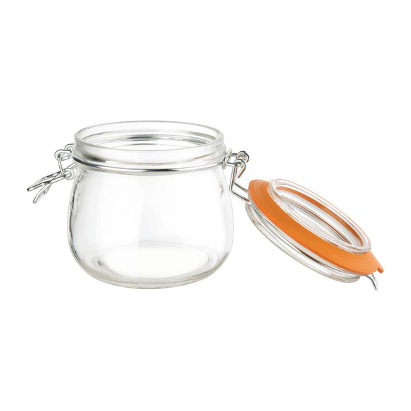 Vogue Clip Top Preserve Jar 500ml P490