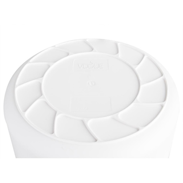 Vogue Polypropylene Round Container Bin White 76Ltr GG793