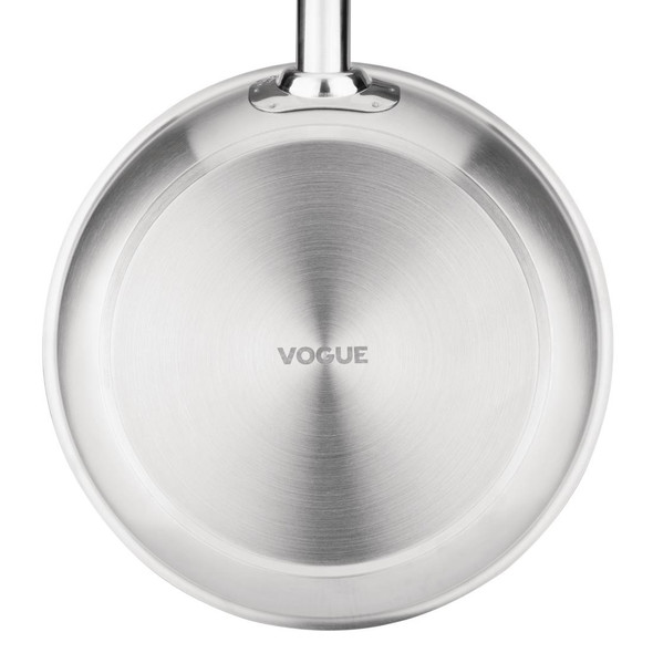 Vogue Stainless Steel Induction Frying Pan 240mm M925