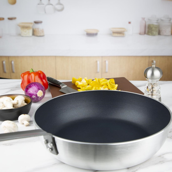 Vogue Non Stick Aluminium Flared Saute Pan 320mm T367