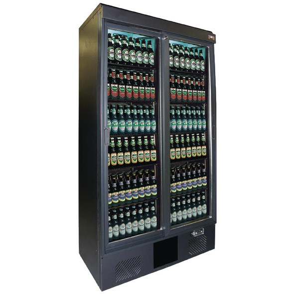 Gamko Maxiglass 2 Glass Door 500Ltr Bottle Cooler Cabinet MG2/500SD CE564