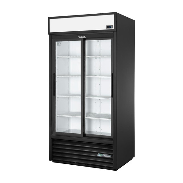 True Upright Retail Merchandiser Refrigerator GDM-33-HC-LD BLK CX785