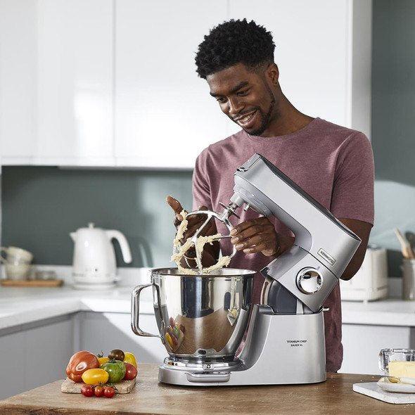 Kenwood Chef Baker Titanium Mixer KVL85.004SI CH577