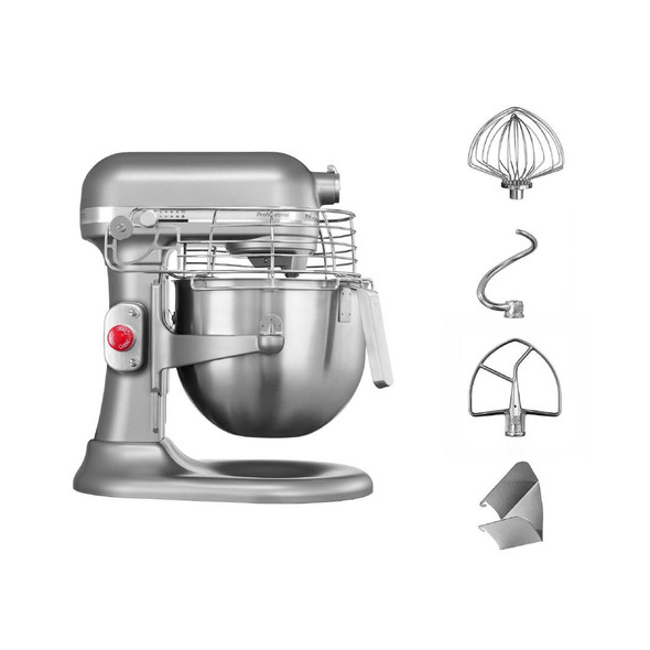 KitchenAid Professional Stand Mixer 6.9Ltr Silver 5KSM7990XBSL DE362