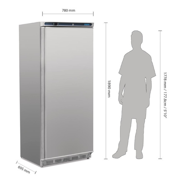 Polar C-Series Upright Freezer 600Ltr CD085