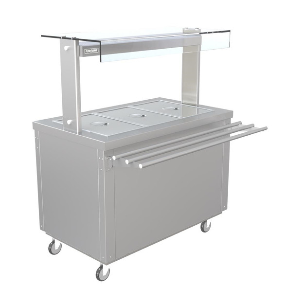 Parry Flexi-Serve Hot Cupboard with Wet Bain Marie Top and Quartz Heated Gantry FS-HBW3PACK CH191