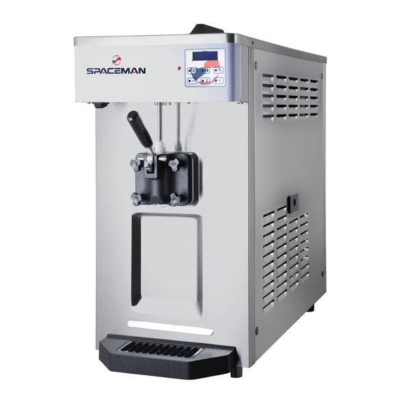 Spaceman Pasteurised Pump-Fed Tabletop Soft Serve Ice Cream Machine T28C CU201