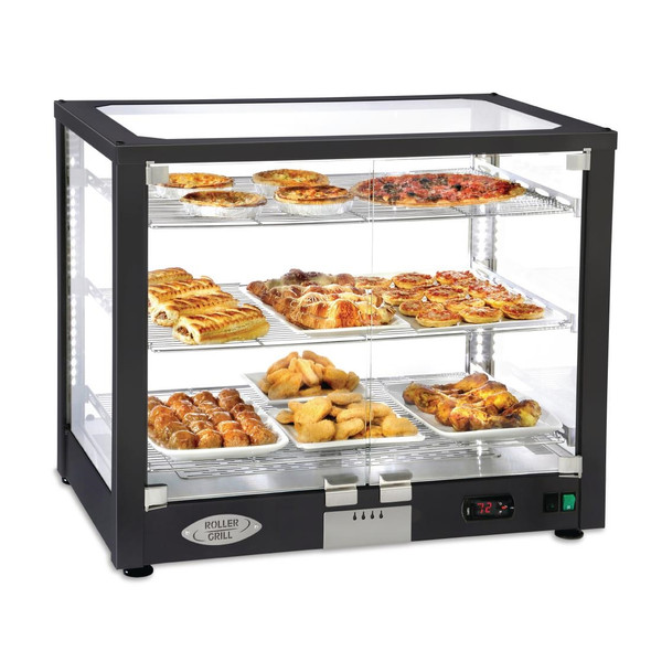 Roller Grill Heated 3 Shelf Display Cabinet WD780 DN DF413