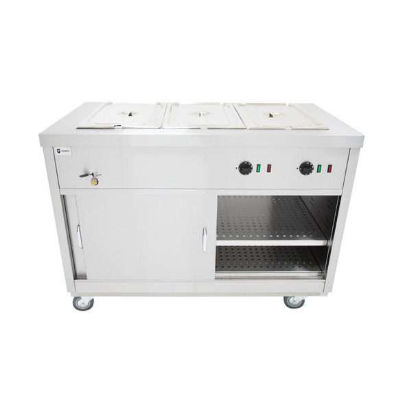 Parry Mobile Hot Cupboard with Bain Marie Top HOT12BM FA353