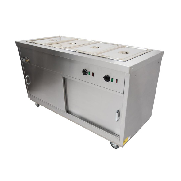 Parry Mobile Hot Cupboard with Bain Marie Top HOT15BM FA354