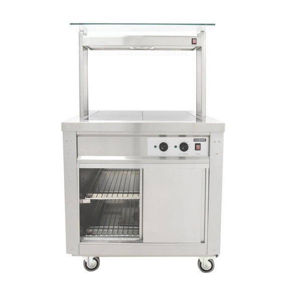 Parry Flexi-Serve Hot Cupboard with Hot Top and Quartz Gantry FS-HT2PACK FD216