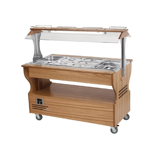 Roller Grill Heated Salad Bar Light SB40F GD371