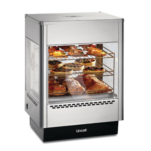 Lincat Seal Heated Double Door Merchandiser with Static Rack UMS50D GJ752