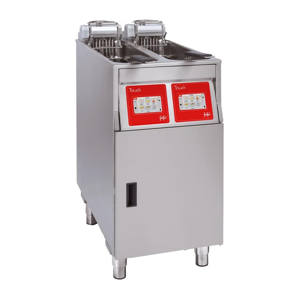 FriFri Touch 422 Electric Free Standing Twin Tank Filtration Fryer TL422M32G0 CX897