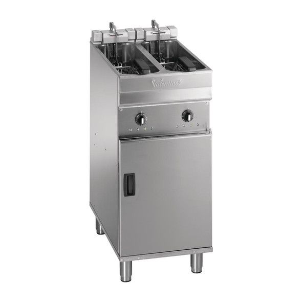 Valentine Twin Tank Twin Basket Free Standing Electric Filtration Fryer Evo 220P DB597