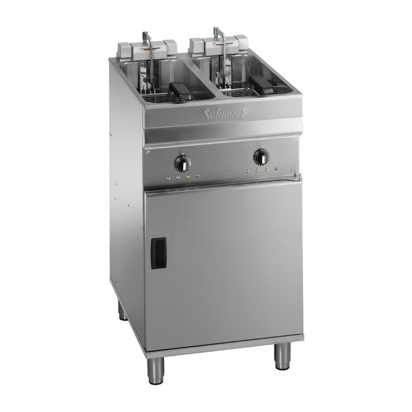 Valentine Twin Tank Twin Basket Free Standing Electric Filtration Fryer Evo 2525P DB598