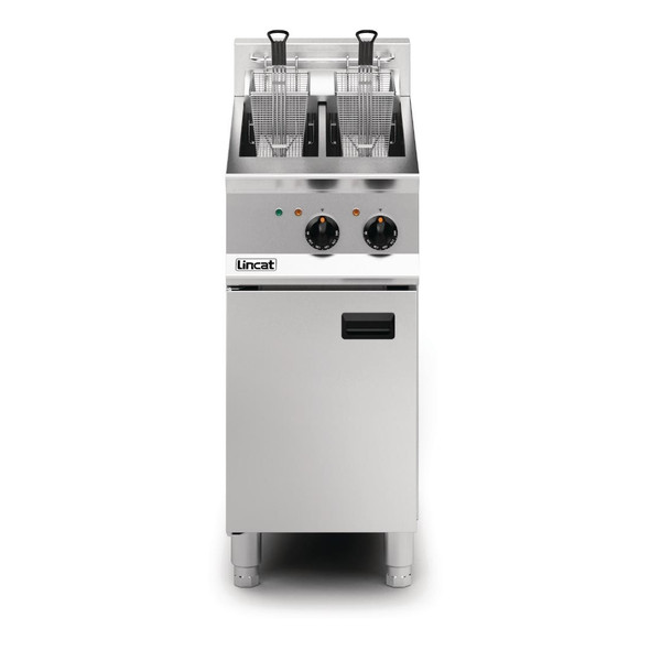 Lincat Opus 800 Twin Tank Twin Basket Free Standing Electric Fryer OE8105 DM519