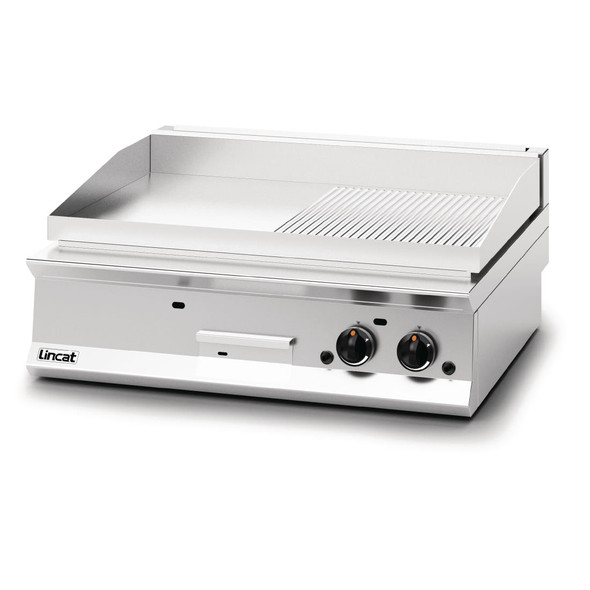 Lincat Opus 800 Half Ribbed Propane Gas Griddle OG8202/R/P DM547-P