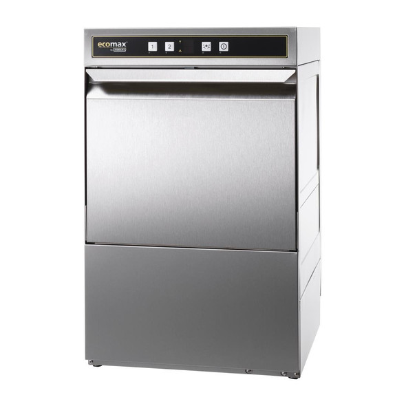 Hobart Ecomax Glasswasher G404S with Water Softener DW251-MO