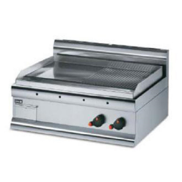 Lincat Silverlink 600 Half Ribbed Dual Zone Electric Griddle GS7/R E305