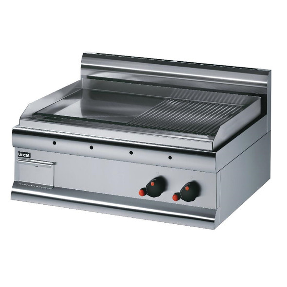 Lincat Silverlink 600 Steel Half Ribbed LPG Griddle GS7/R/P E307-P