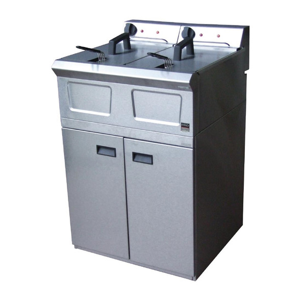 Falcon Twin Tank Twin Basket Free Standing Electric Fryer LD48 F426