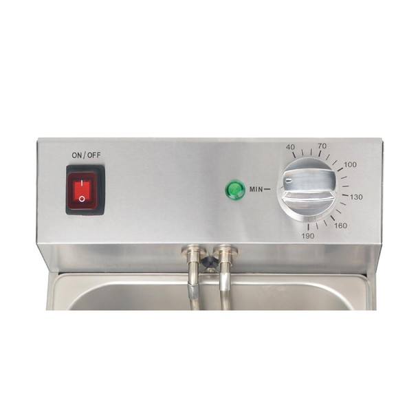 Buffalo Single Tank Single Basket 5Ltr Countertop Fryer 2.8kW FC256