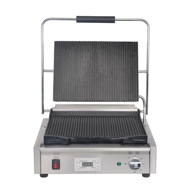 Buffalo Large Ribbed Contact Grill FC380