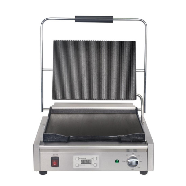 Buffalo Large Ribbed Top Contact Grill FC382