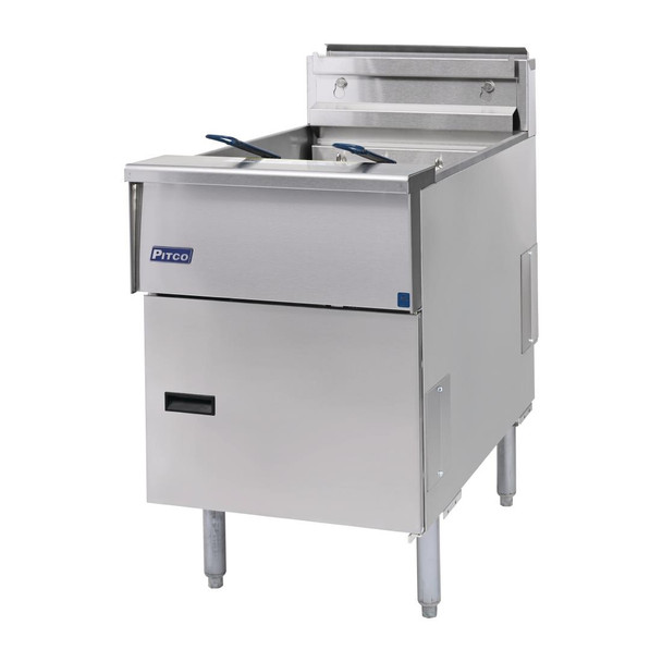 Pitco Single Tank Twin Basket Fryer SE18S-SSTC FP877