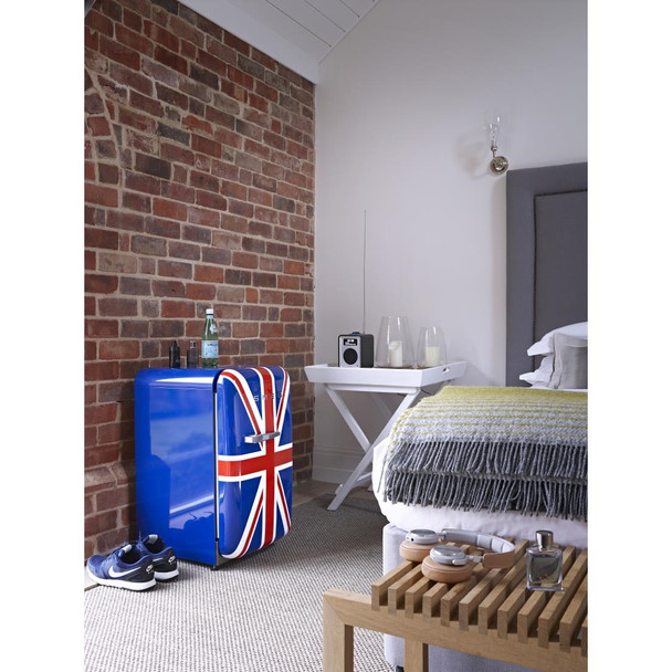 Smeg 50s Retro Mini Bar Fridge Union Flag FAB5RDUJ5 FS277