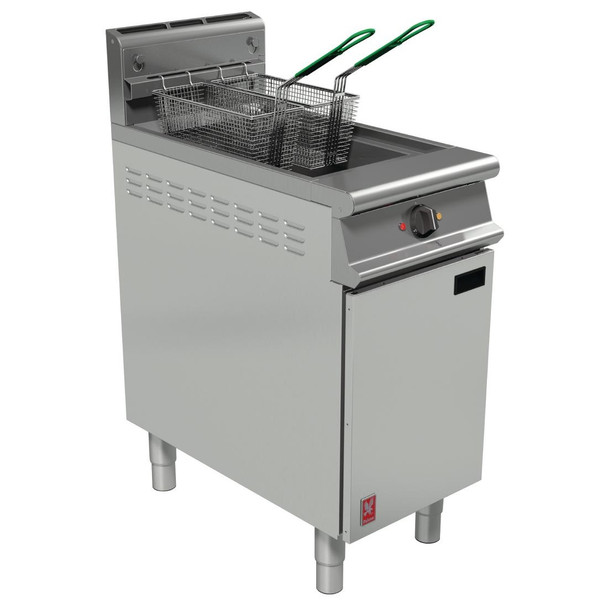 Falcon Dominator Plus Twin Basket Fryer & Fryer Angel Propane Gas FW754-P