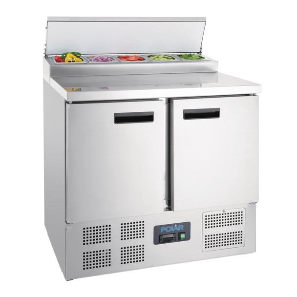 Polar G-Series Pizza Prep Counter Fridge 254Ltr G604