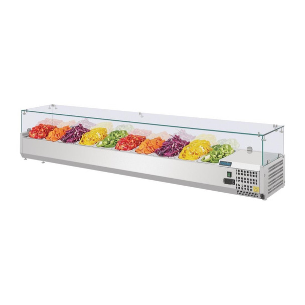 Polar G-Series Countertop Prep Fridge 10x 1/4GN G611