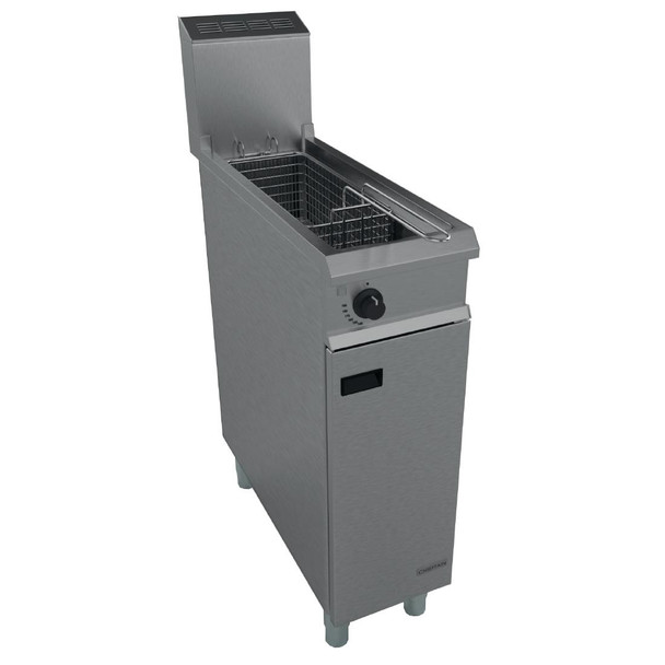 Falcon Chieftain Single Tank Single Basket Free Standing Natural Gas Fryer G1808X G907-N