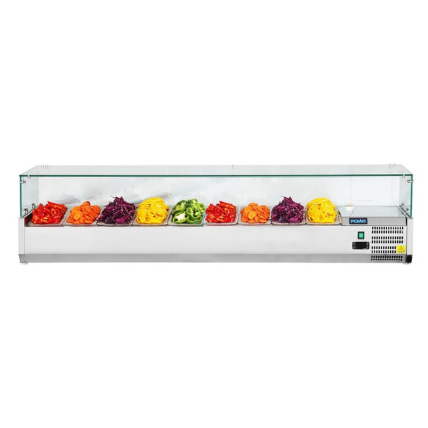 Polar G-Series Countertop Prep Fridge 9x 1/3GN GD878