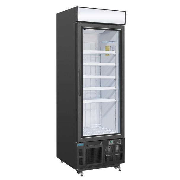 Polar G-Series Upright Display Freezer 412Ltr Black GH428