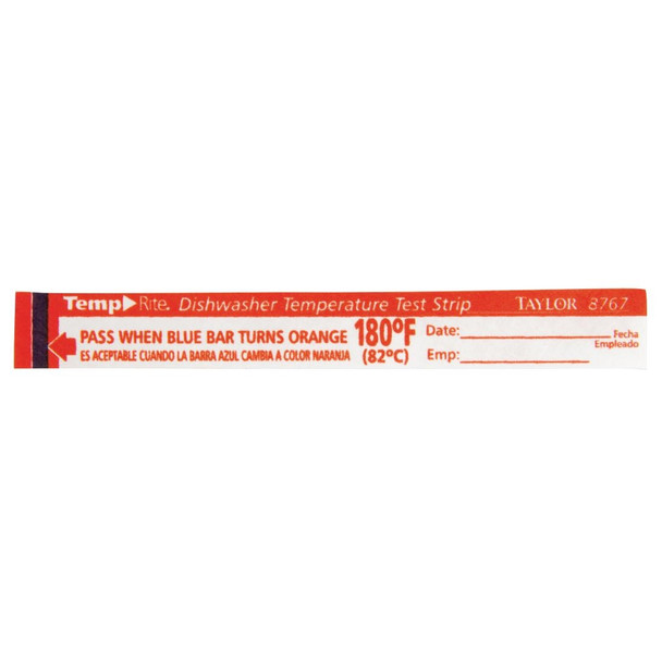 Dishwasher Temperature Test Strip (Pack of 25) GJ059