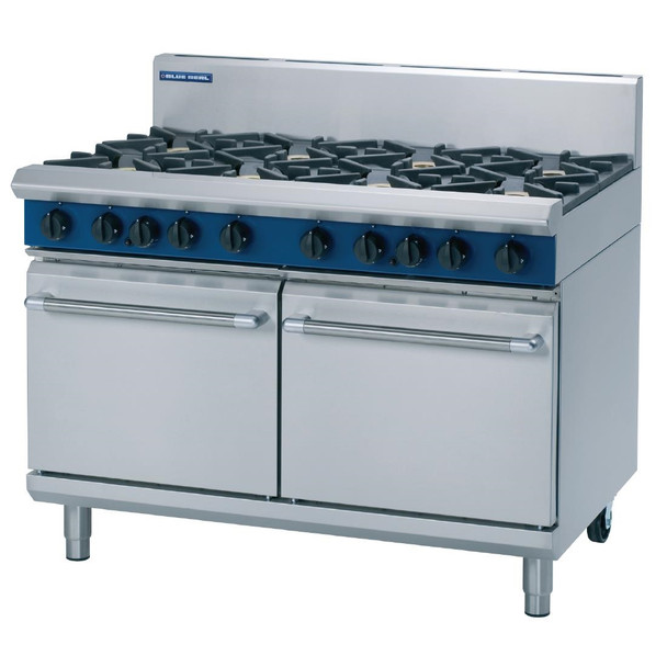 Blue Seal Evolution 8 Burner Double Static Oven LPG 1200mm G528D/L GK367-P