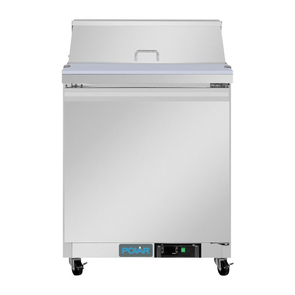 Polar U-Series Single Door Mega Top Prep Counter Fridge 154Ltr UA009