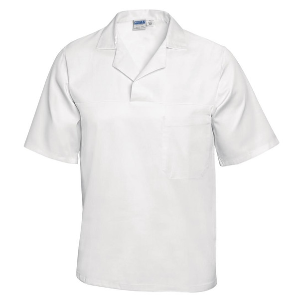 Unisex Bakers Shirt White L A102-L