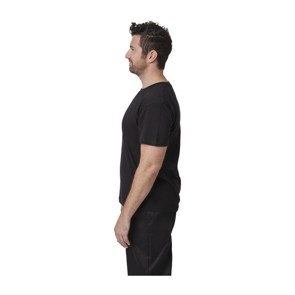 Unisex Chef T-Shirt Black 4XL A295-4XL