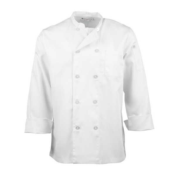 Chef Works Unisex Le Mans Chefs Jacket White L A371-L