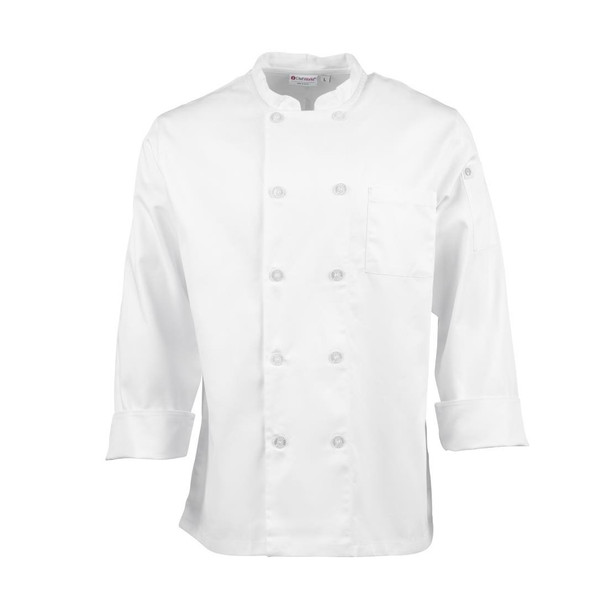 Chef Works Unisex Le Mans Chefs Jacket White L A371-L