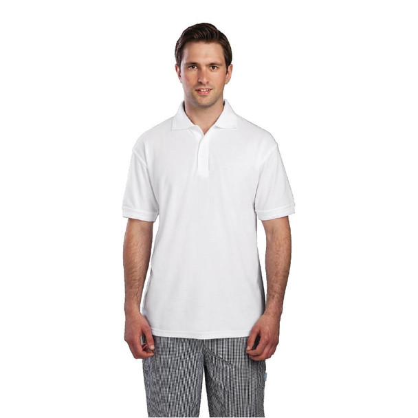 Polo Shirt White 2XL A734-2XL