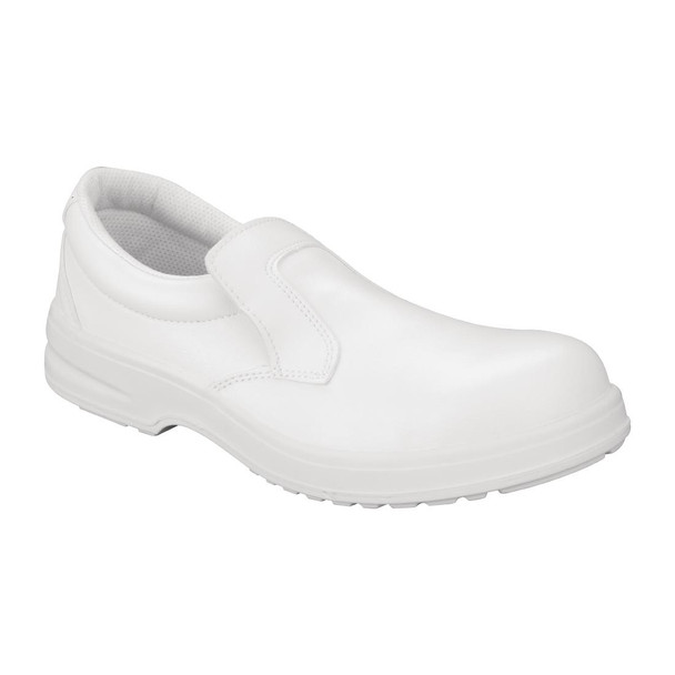 Lites Unisex Safety Slip On White Size 37 A801-37