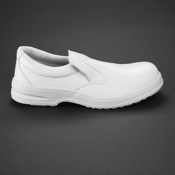 Lites Unisex Safety Slip On White Size 39 A801-39