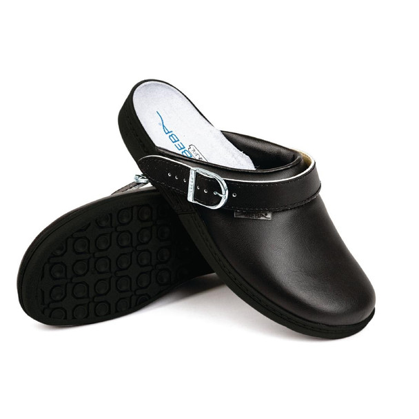 Abeba Microfibre Clogs Black Size 38 A898-38