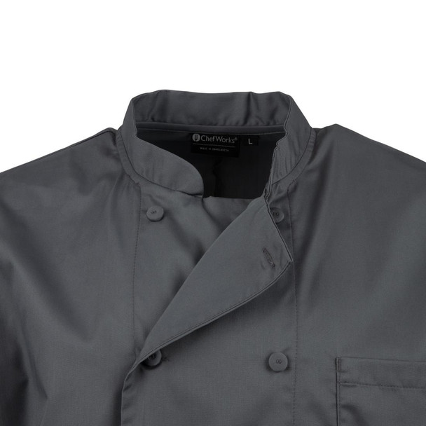 Chef Works Unisex Chefs Jacket Grey L A934-L